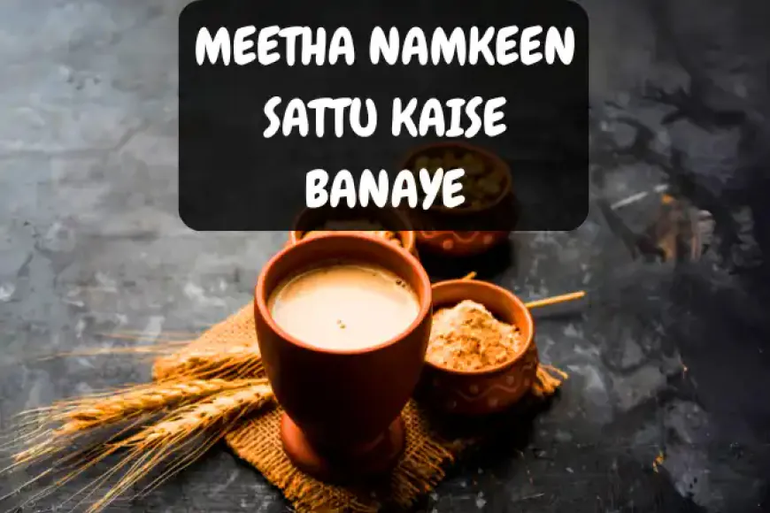 Meetha Namkeen Sattu Kaise Banaye | सत्तू बनाने की विधि