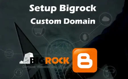 How To Setup Bigrock Custom Domain For Blogger