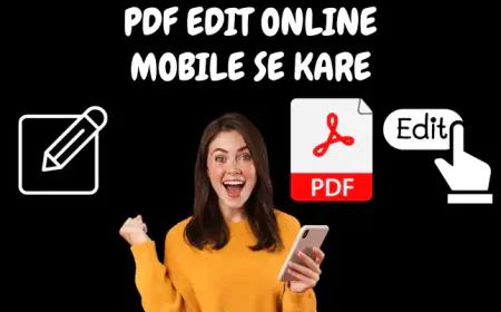 Mobile se PDF Edit Online Kaise Kare