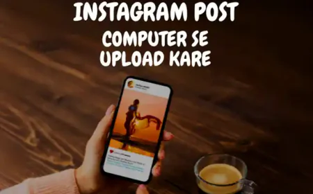 Instagram Post Computer se Upload Kaise Kare