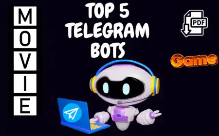 Top 5 Telegram Bots ki Jankari | लेटेस्ट टेलीग्राम बूट्स की जानकारी