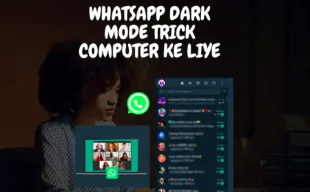 WhatsApp Dark Mode Trick Computer ke Liye