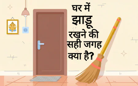 घर में झाड़ू रखने की सही जगह क्या है?