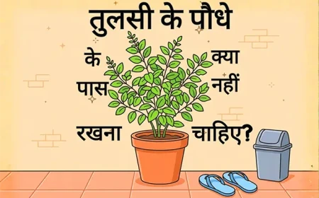 तुलसी के पौधे के पास क्या नहीं रखना चाहिए?
