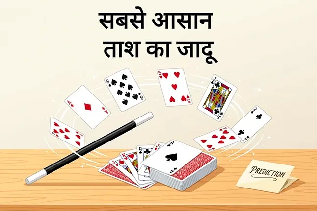 दोस्तों को हैरान करें: आसान ताश का जादू (100% Working)