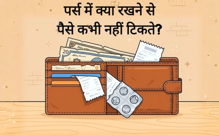 पर्स में क्या रखने से पैसे कभी नहीं टिकते? (5 वास्तु नियम)