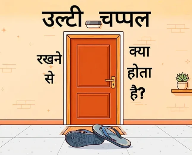 उल्टी चप्पल रखने से क्या होता है? जानें इसके 4 बड़े नुकसान