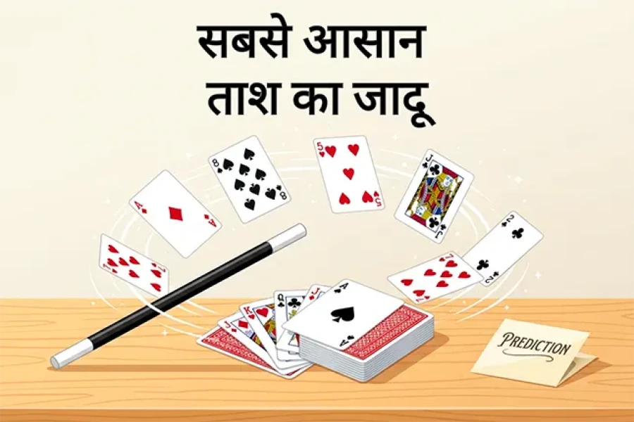 दोस्तों को हैरान करें: आसान ताश का जादू (100% Working)